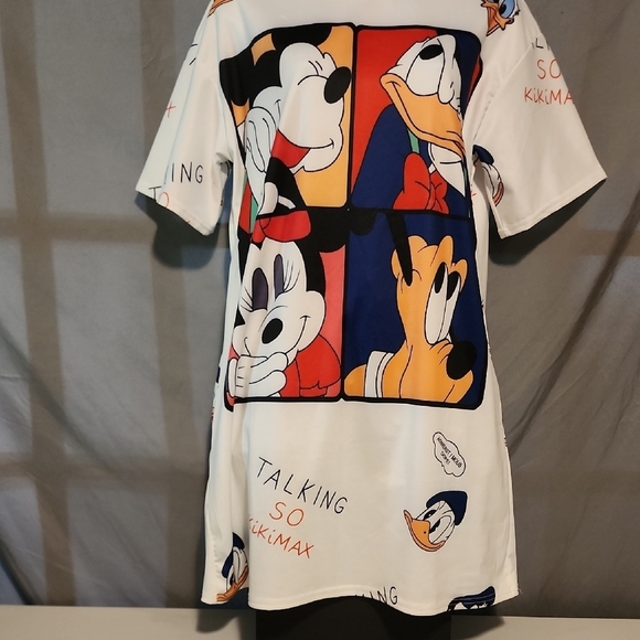 Disney Dresses & Skirts - Disney Limited Kiki Max Mini Dress White Red Raglan Short Sleeve